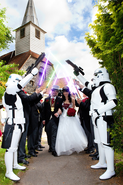 Crazy Wedding Themes
 Star Wars Wedding graphy Real People graphy