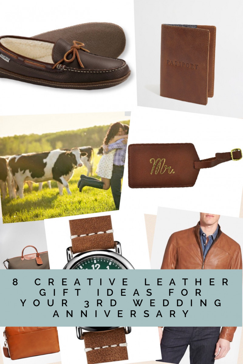 Creative Anniversary Gift Ideas
 8 Creative Leather Gift Ideas for your 3rd Wedding