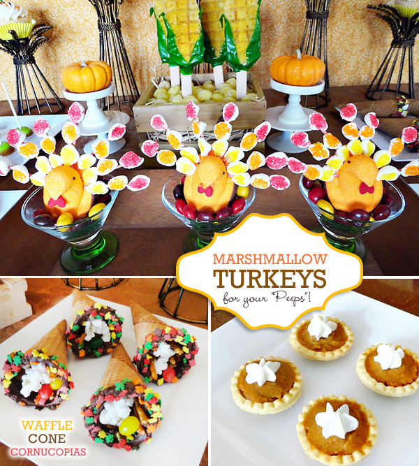Creative Thanksgiving Desserts
 Cute & Clever Thanksgiving Treat Table Hostess with the