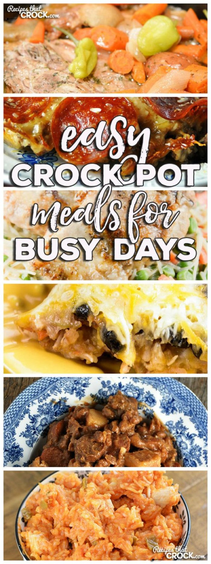 Crock Pot Dinners For Two
 Easy Crock Pot Meals for Busy Days Friday Favorites