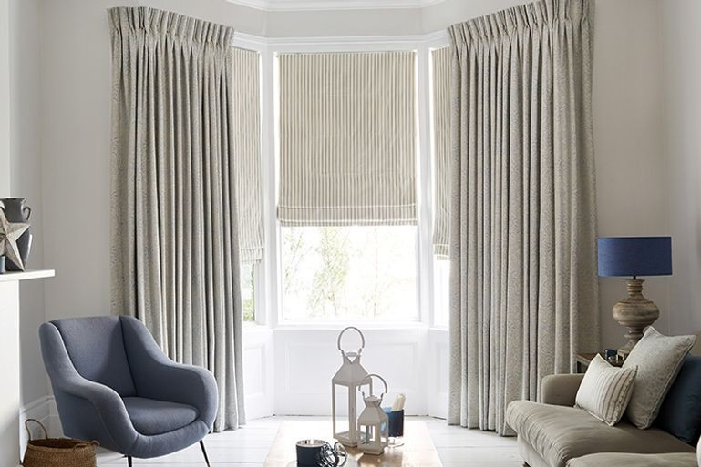 Curtains For The Living Room
 Made to Measure Roman Blinds up to Sale