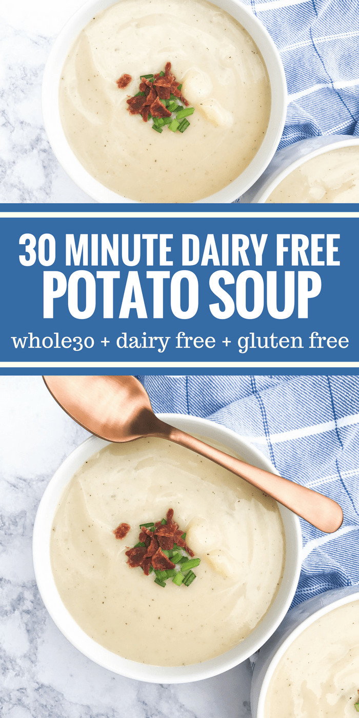 Dairy Free Potato Soup Recipe
 30 Minute Dairy Free Potato Soup Recipe