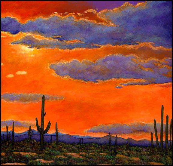 Desert Landscape Paintings
 Currently practicing color blending and mixing but I m a