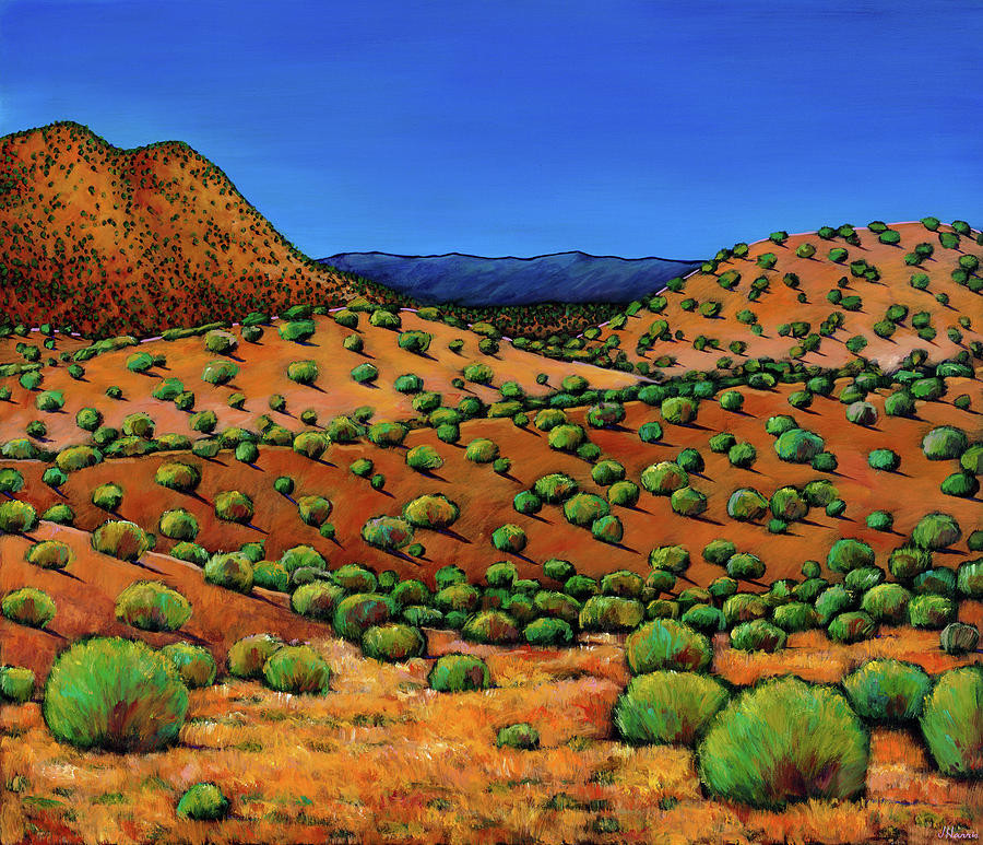 Desert Landscape Paintings
 Desert Afternoon Painting by Johnathan Harris