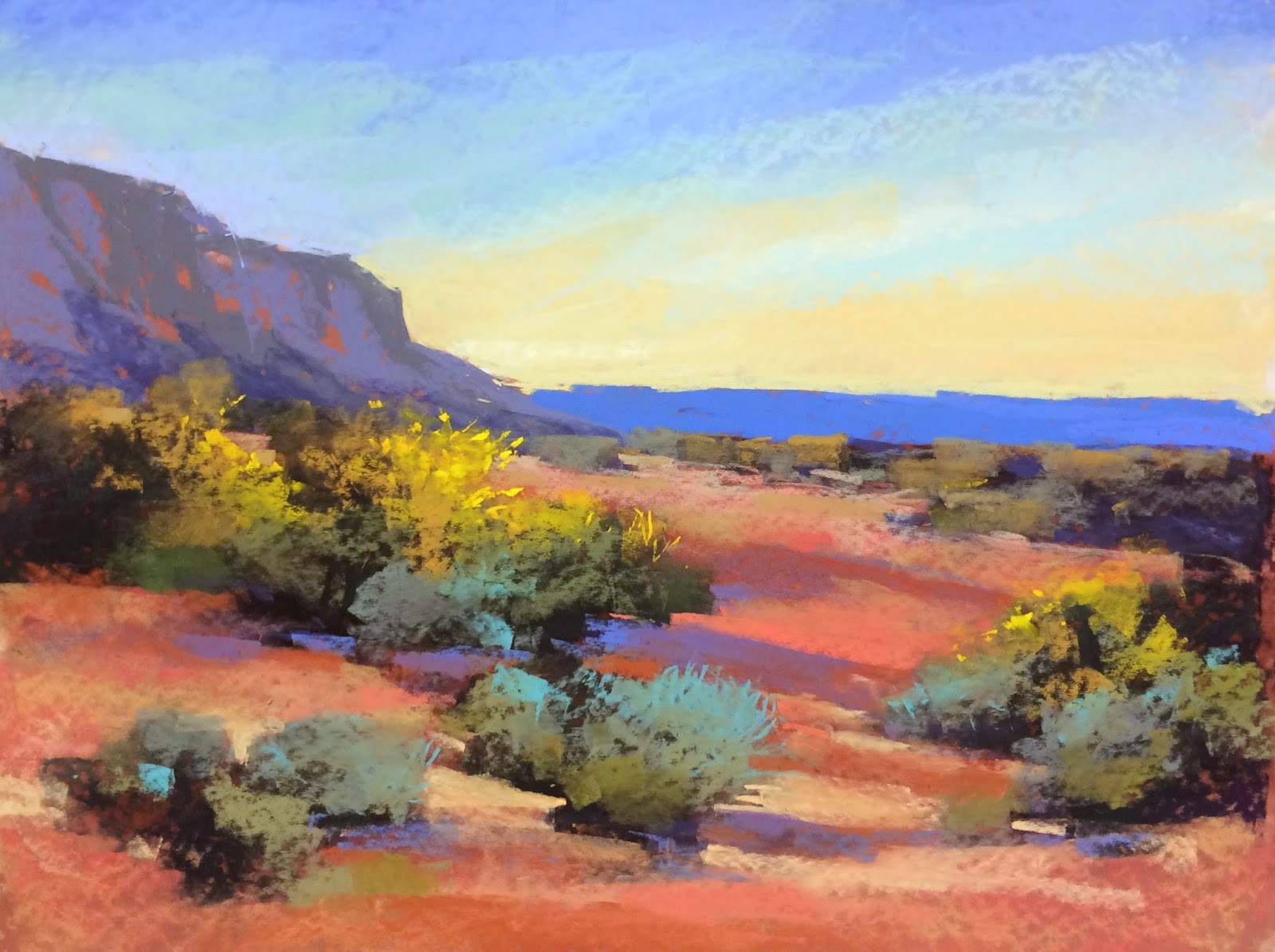 Desert Landscape Paintings
 Painting My World Why You Should Get to Know Your Paper
