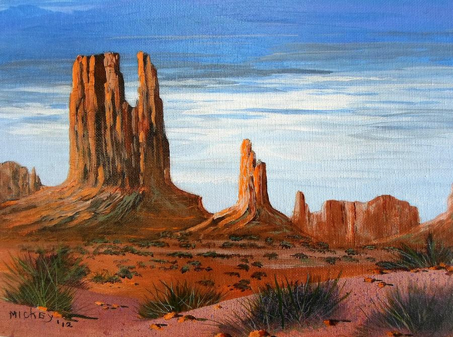 Desert Landscape Paintings
 Desert Fantasy Eight Painting by Henry Smith