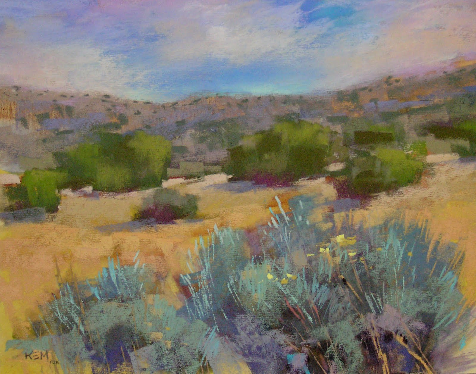 Desert Landscape Paintings
 Painting My World Desert Dreams New Mexico Landscape