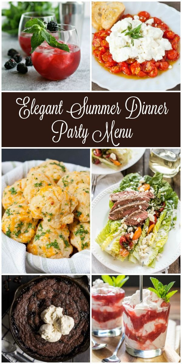 Dinner Party Recipes Ideas
 Looking for inspiration for your next summer dinner party