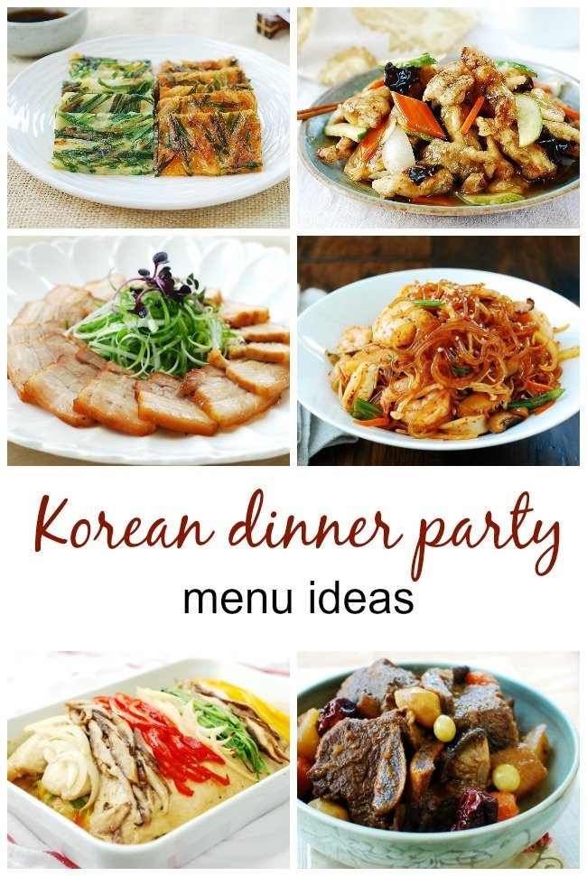 Dinner Party Recipes Ideas
 Menus for Korean Dinner Parties Korean Bapsang