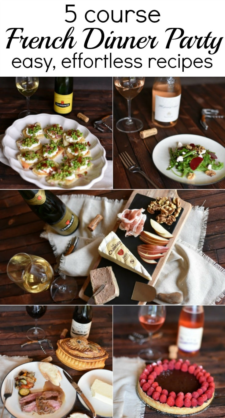 Dinner Party Recipes Ideas
 How to host an EASY 5 Course French Dinner Party The