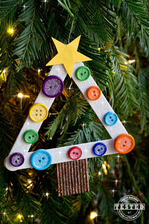 Diy Christmas Ornament For Kids
 DIY Kids Christmas Tree Ornament TGIF This Grandma is Fun