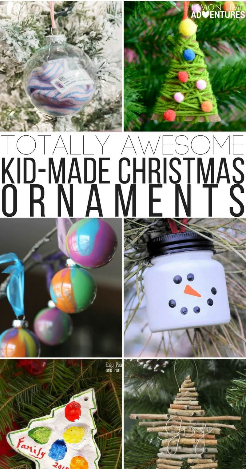 Diy Christmas Ornament For Kids
 Totally Awesome Kid Made Christmas Ornaments
