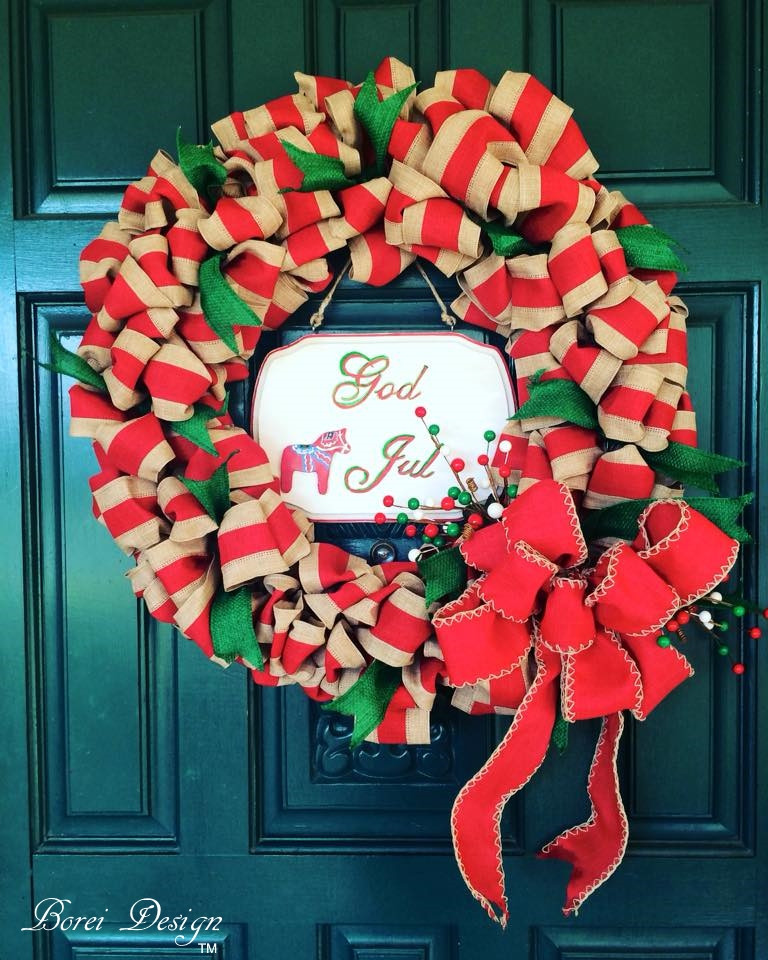 DIY Christmas Wreaths With Ribbon
 DIY Craft Tutorial How To Make A Christmas Ribbon Wreath