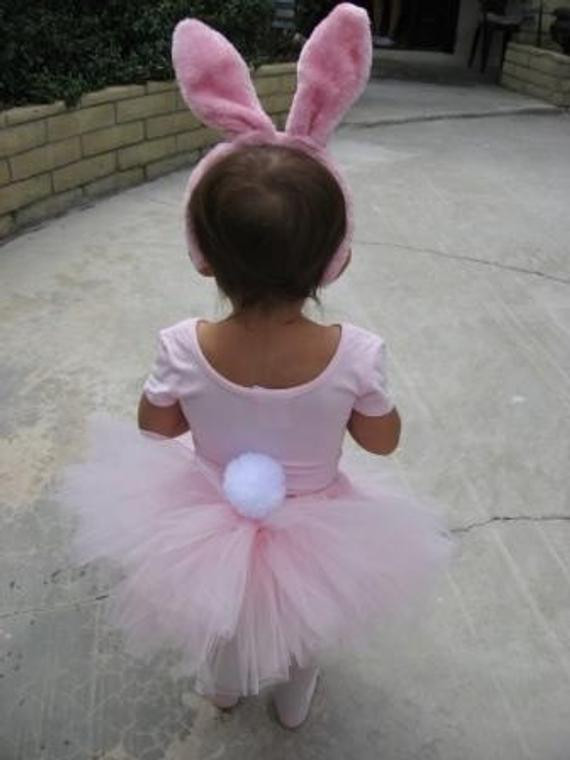 Diy Easter Bunny Costume
 Pink Bunny Tutu Halloween Costume