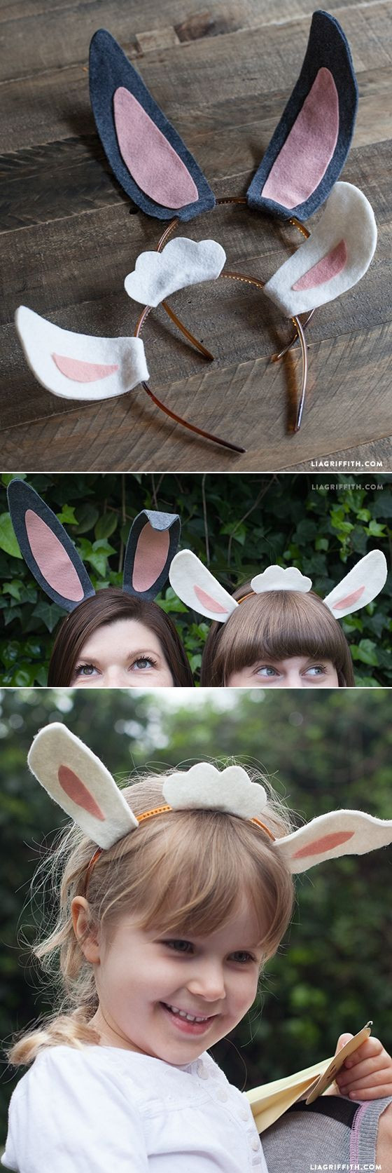Diy Easter Bunny Costume
 DIY Felt Easter Bunny and Lamb Ears DIY Ideas