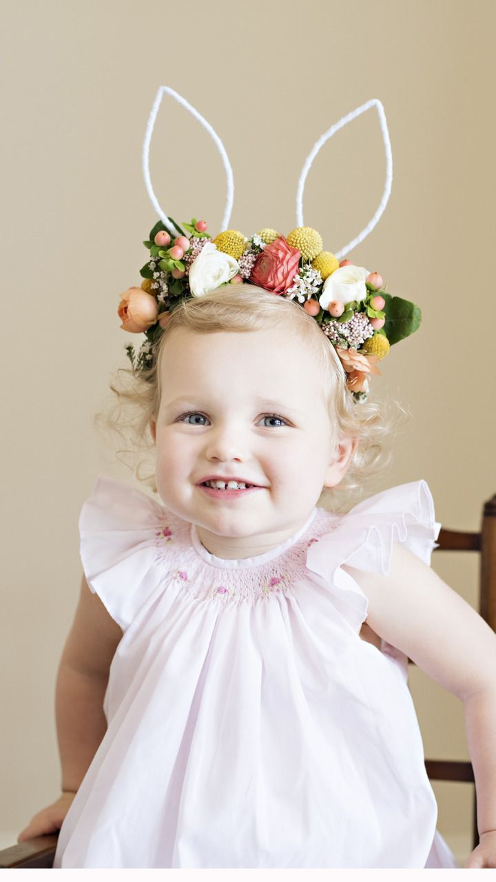 Diy Easter Bunny Costume
 DIY Floral Bunny Ears Kiddo Birthday Parties
