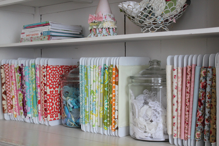 DIY Fabric Organizers
 By Your Hands Mission Reorganization Fabric Storage