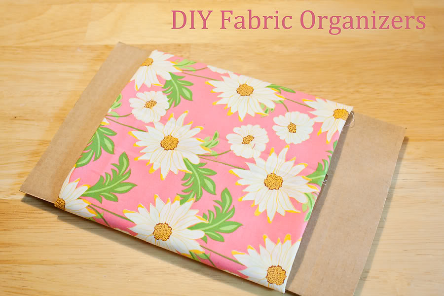 DIY Fabric Organizers
 treasures for tots DIY Fabric Organizers