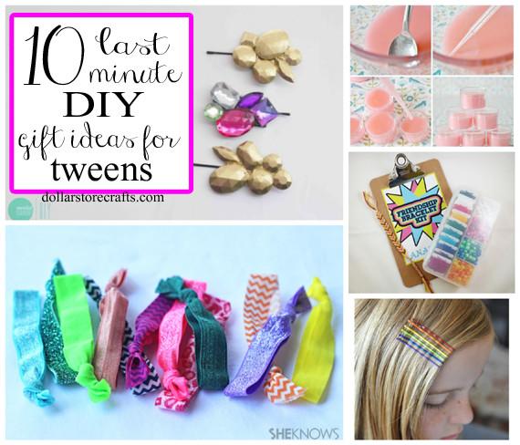 DIY Gift For Girls
 10 Last Minute DIY Gift Ideas for Tween Girls Dollar