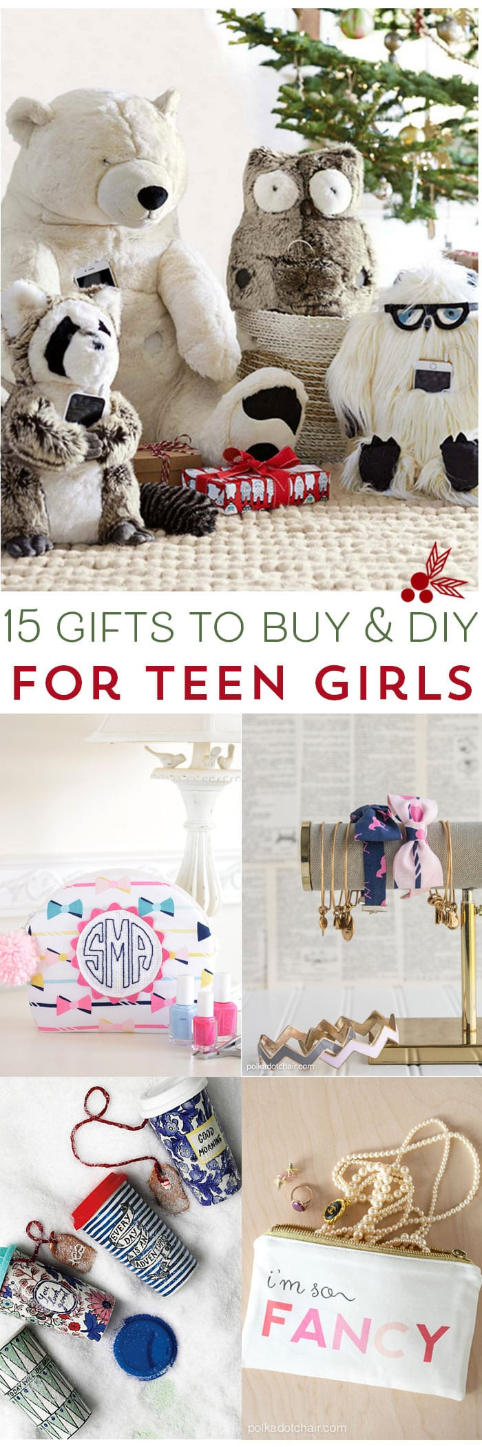 DIY Gift For Girls
 15 Gifts for Teen Girls to DIY and Buy The Polka Dot Chair