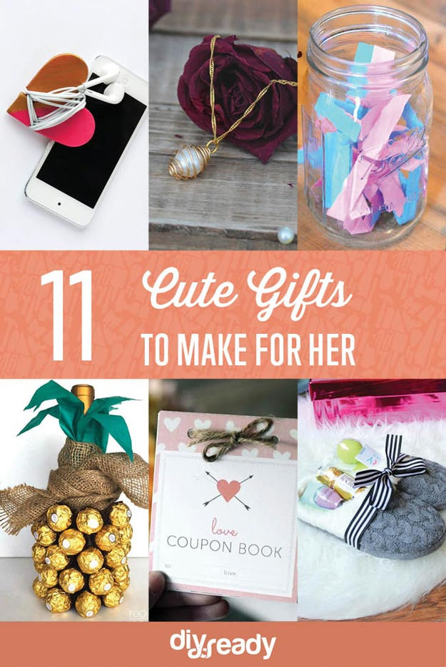 DIY Gifts For Her
 Cute Gifts To Make For Her