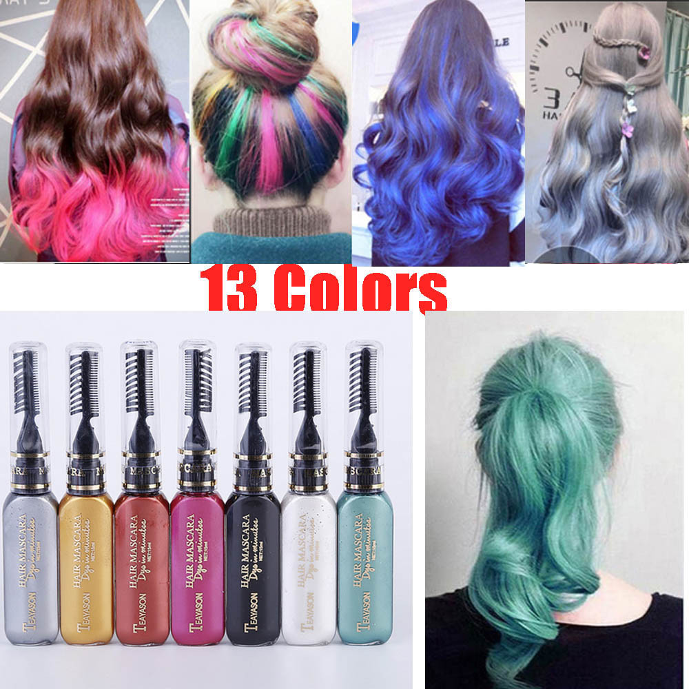 DIY Hair Dye
 13 colors one time hair color DIY Hair Dye Temporary Non