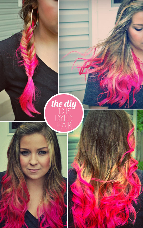 DIY Hair Dye
 the DIY "DIP" DYED HAIR UPDATED