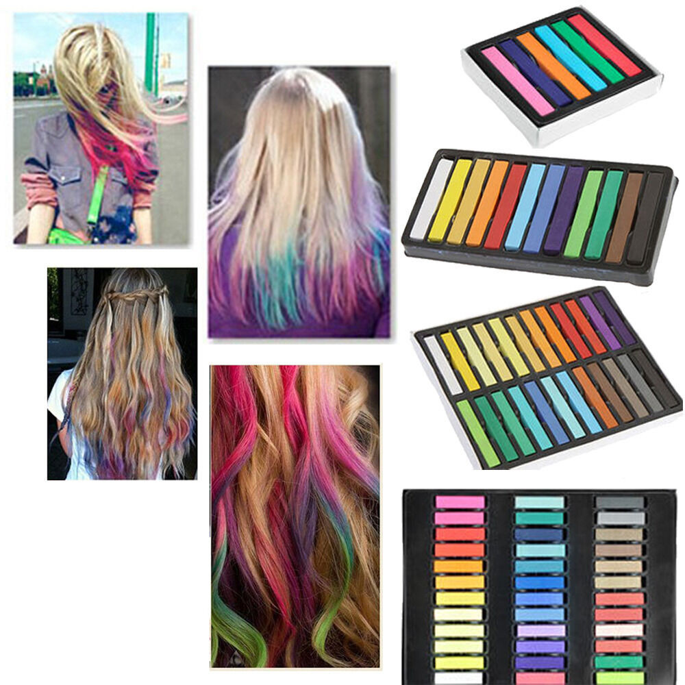 DIY Hair Dye
 DIY Easy Temporary Fast Colors Hair Chalk Dye Soft Hair