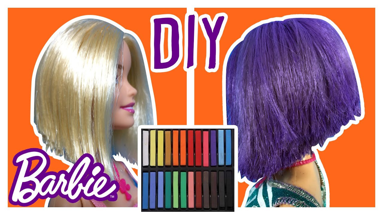 DIY Hair Dye
 DIY How to Dye Barbie Doll Hair – Change Barbie Hair
