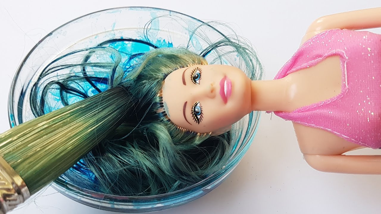 Как покрасить волосы кукле в домашних условиях монстр хай
