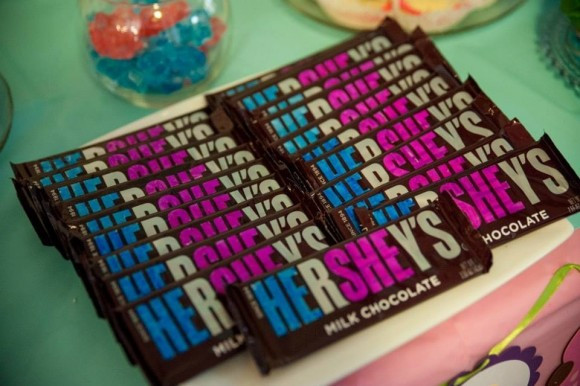 DIY Hershey Bar Baby Shower Favors
 Here Are the Best Baby Gender Reveal Ideas