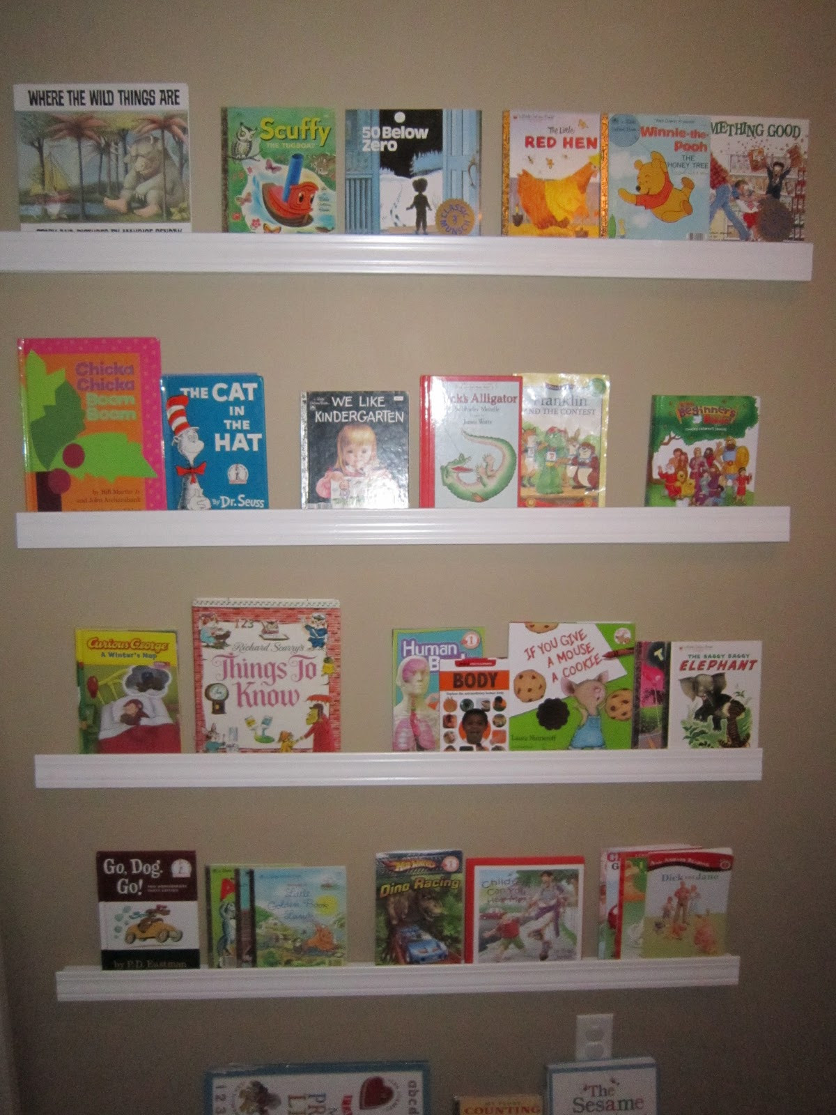 DIY Kids Book Shelf
 Tutorials Crafts Projects Kids Children Handmade Tutorial