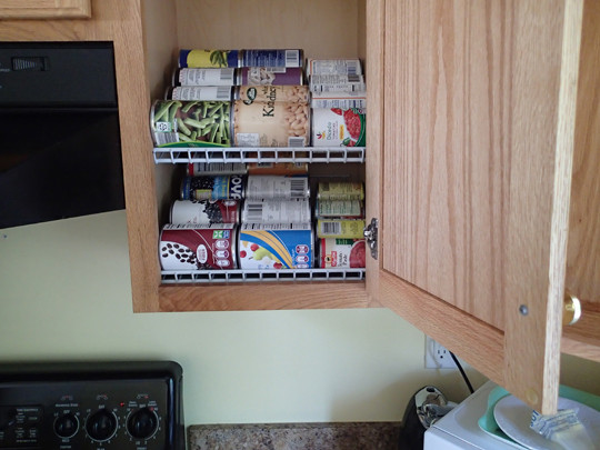 DIY Kitchen Cabinet Organizers
 DIY Kitchen Cabinet Organization Rotation Shelves