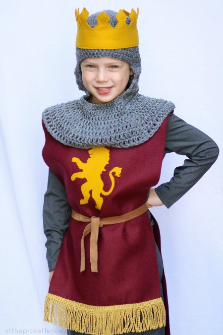 DIY Knight Costumes
 Chronicles of Narnia Birthday Party At The Picket Fence