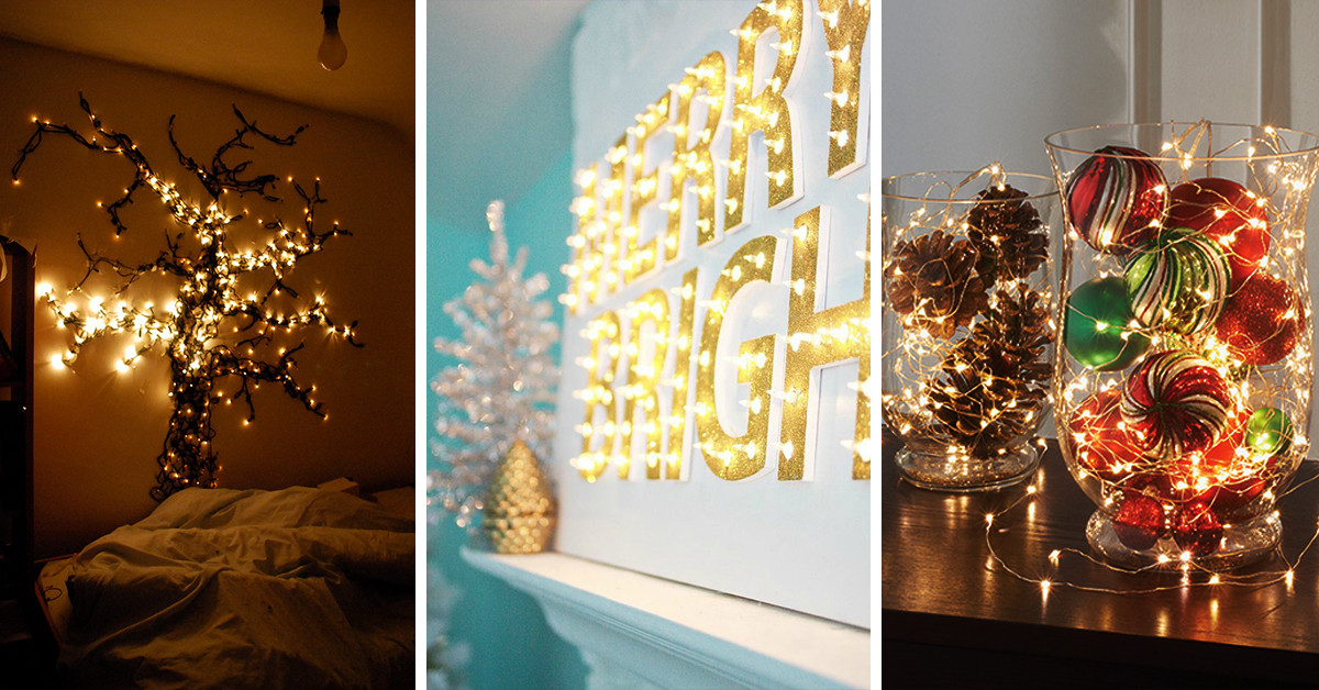 DIY Light Decorations
 50 Trendy and Beautiful DIY Christmas Lights Decoration