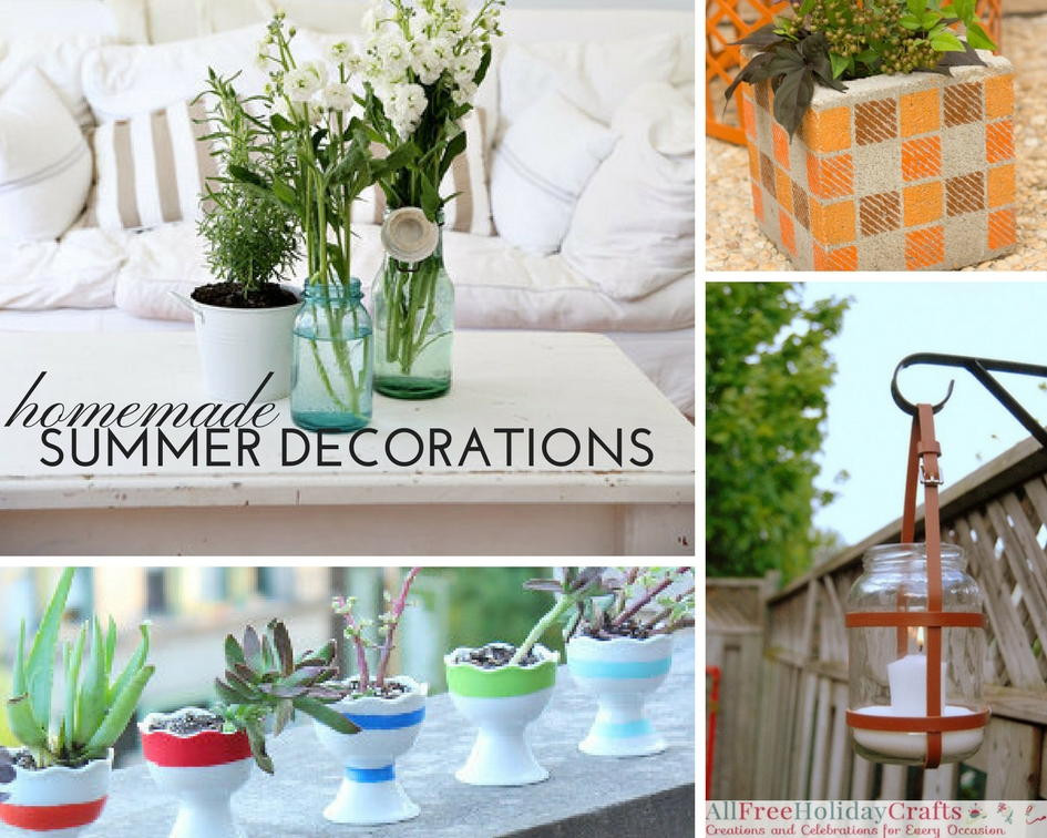 DIY Outdoor Decorations
 28 Homemade Decorations for Summer DIY Outdoor Decor and