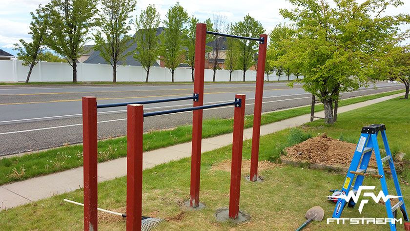 DIY Outdoor Gymnastics Bar
 How to Make an Outdoor Pull up Bar and Parallel Bars
