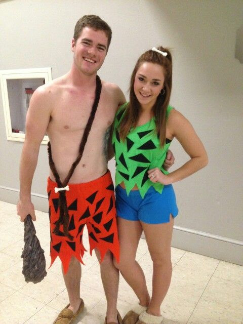 DIY Pebbles And Bam Bam Costumes
 Pebbles and Bam Bam halloween costumes Cute couples