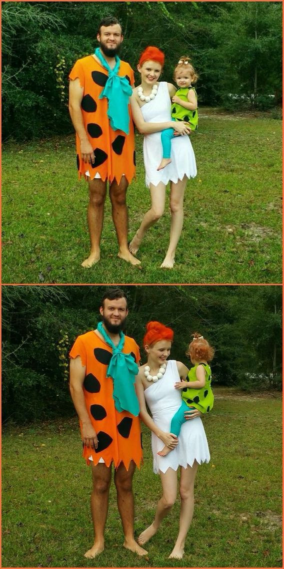 DIY Pebbles And Bam Bam Costumes
 Our family Halloween costume DIY Halloween costume The