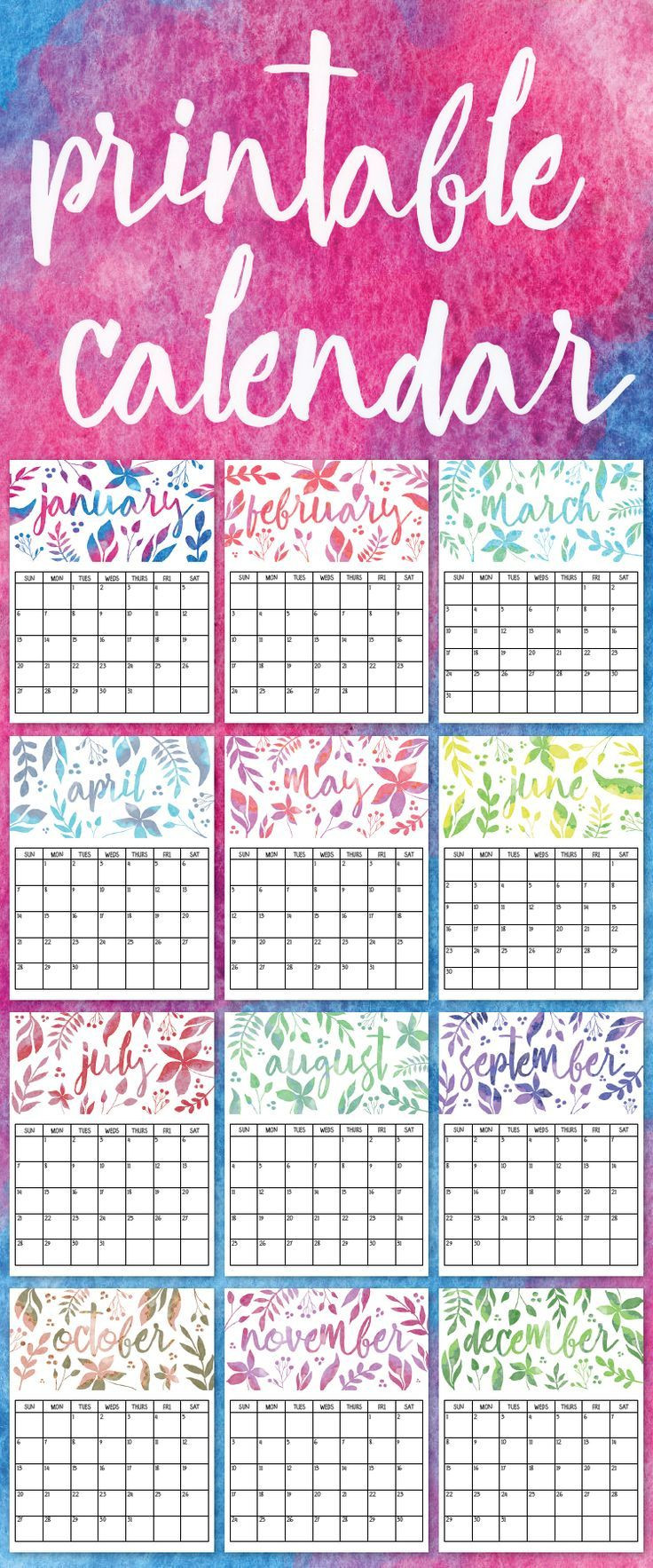 DIY Planner 2019
 2020 Printable Calendars and Planners