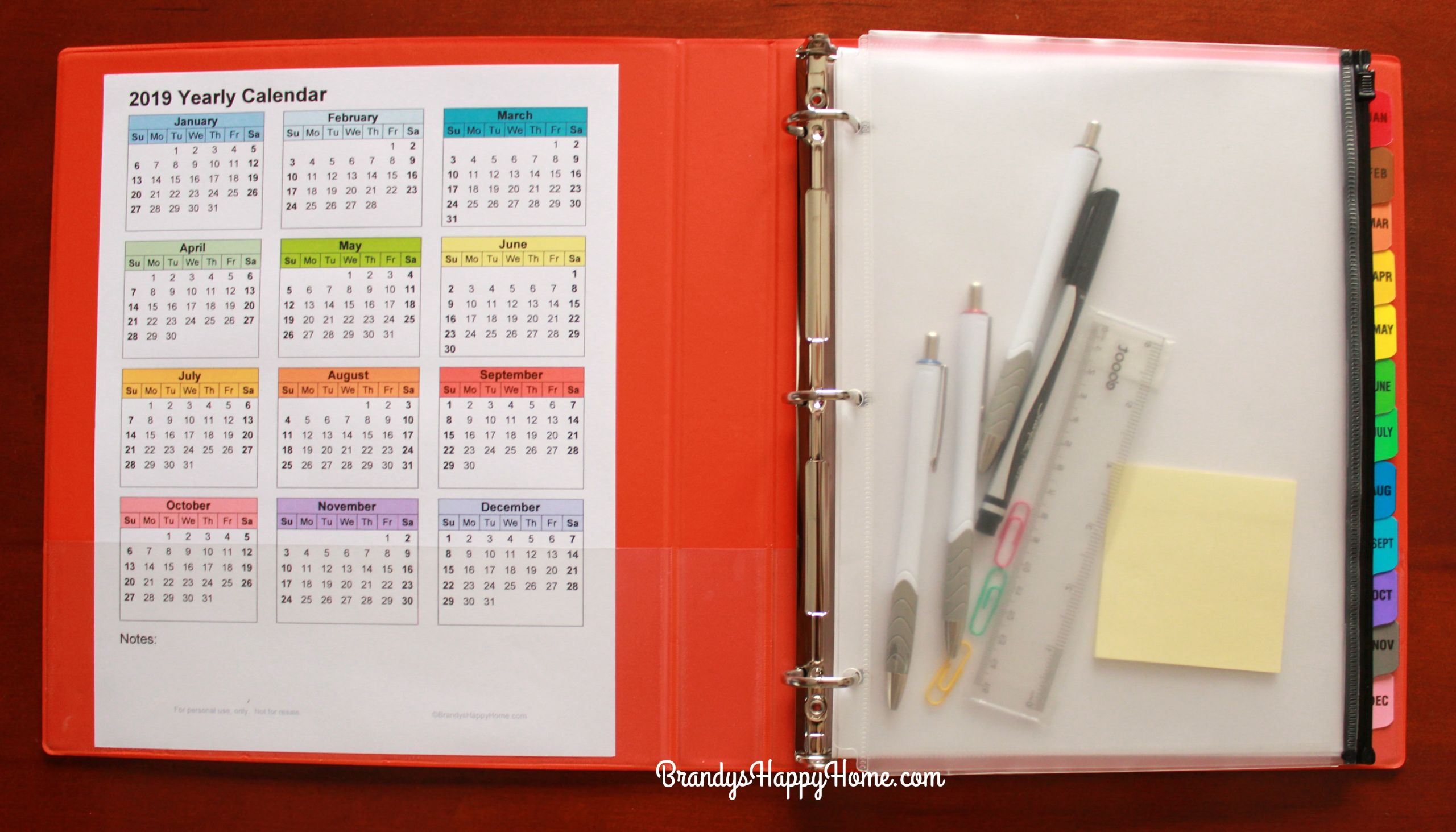 DIY Planner 2019
 FREE 2019 DIY Calendar Planner Printables