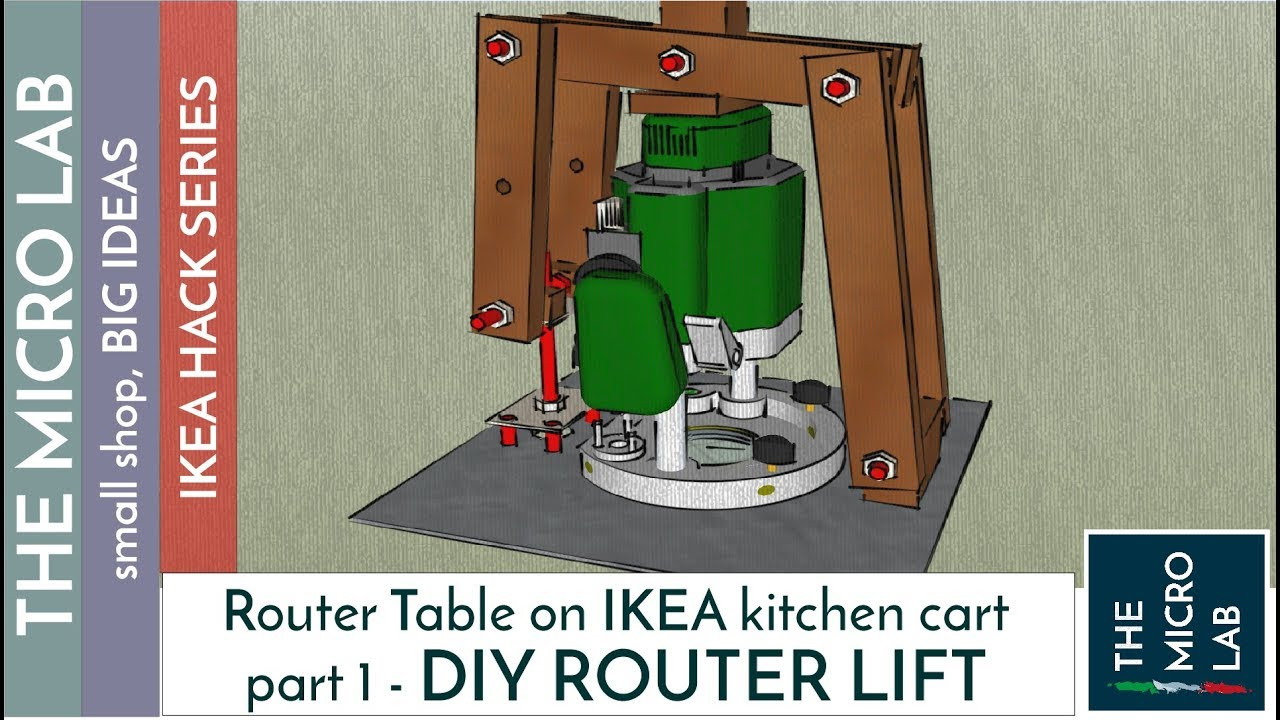 DIY Router Lift Plans
 DIY EASY AND CHEAP ROUTER LIFT MECHANISM on Ikea