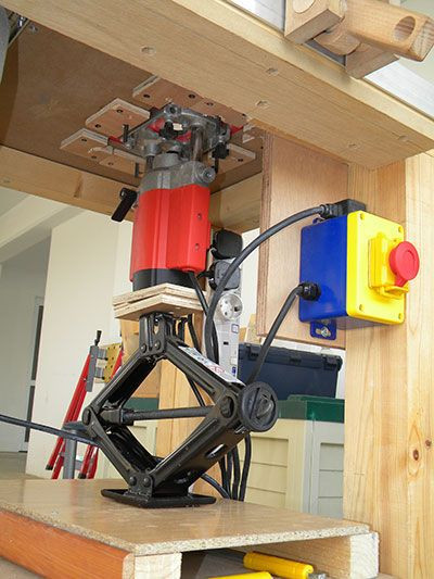DIY Router Lift Plans
 The Smallest Workshop in the World