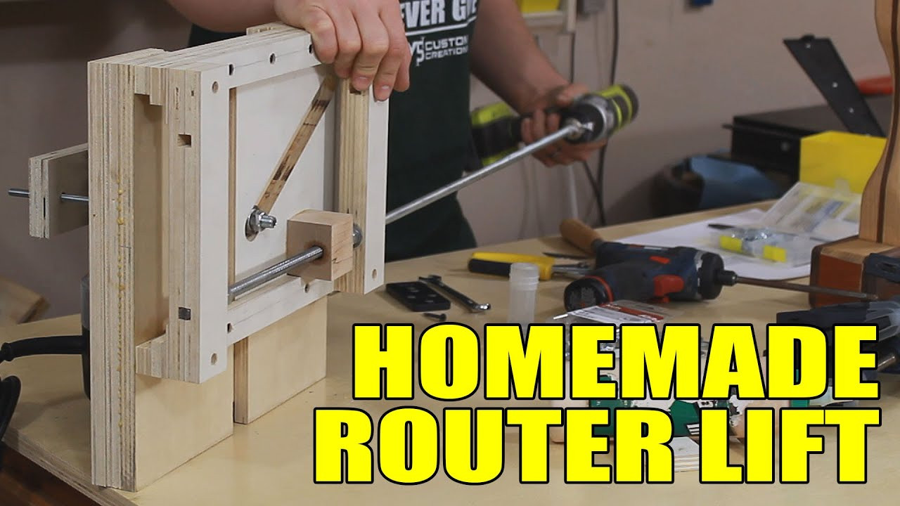 DIY Router Lift Plans
 Building A Router Lift 141