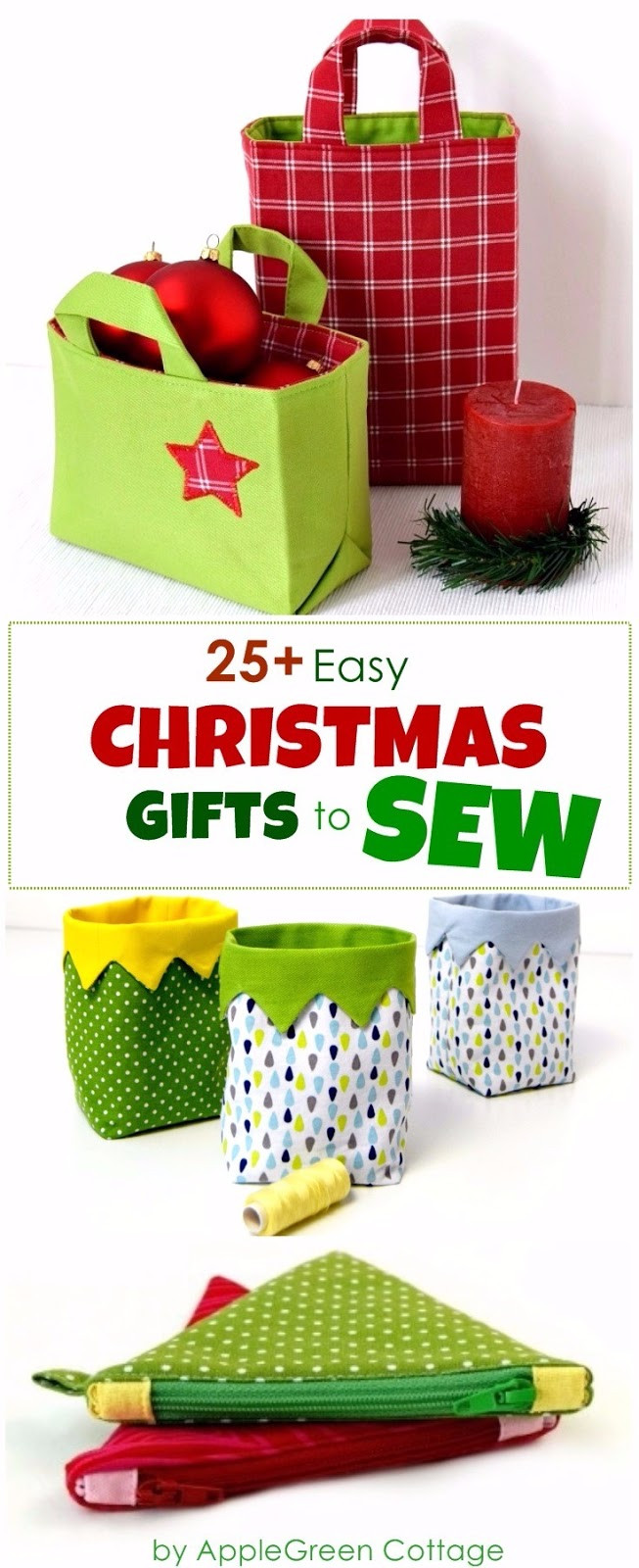 DIY Sew Gifts
 25 diy Christmas Gifts To Sew With Patterns