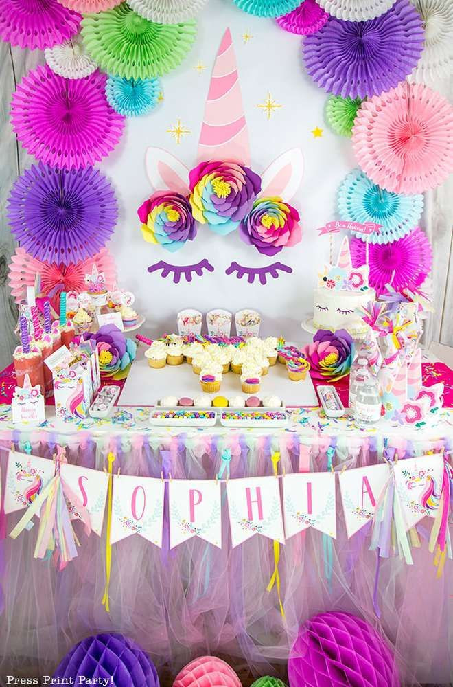 Diy Unicorn Birthday Party Ideas
 Unicorns Birthday Party Ideas in 2019