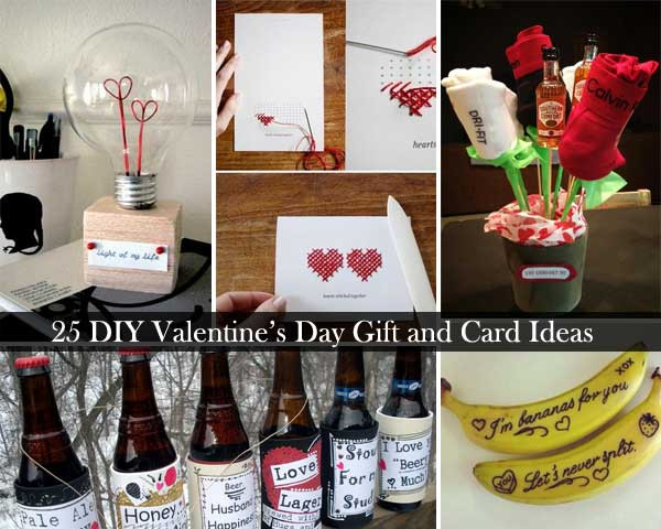 DIY Valentines Day Gift
 25 Easy DIY Valentines Day Gift and Card Ideas