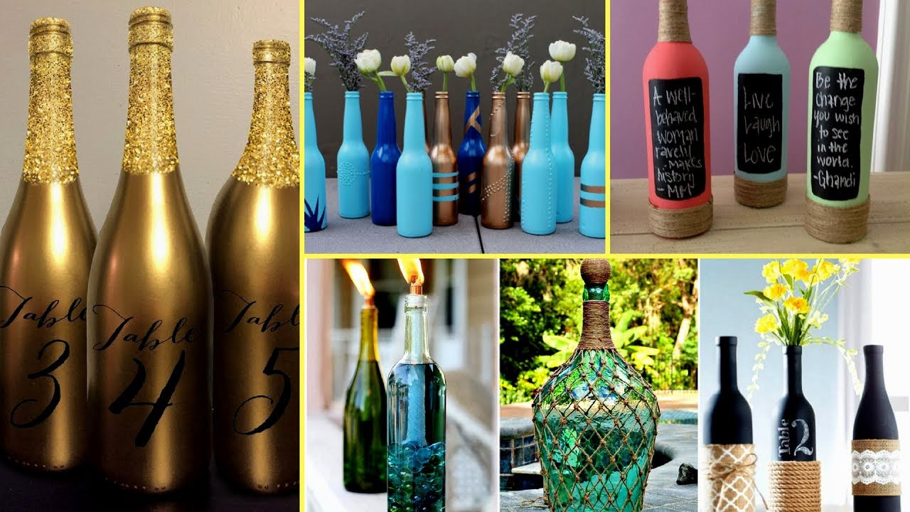 DIY Wine Bottle Decorating Ideas
 30 Beautiful Wine Bottle Decorating Ideas – DIY Recycled Room Decor🍼