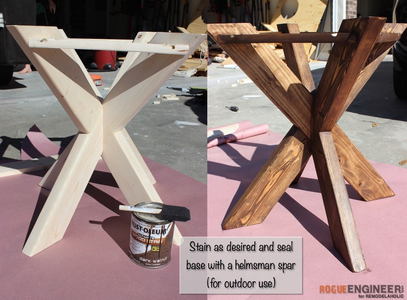 DIY Wooden Table Legs
 Remodelaholic