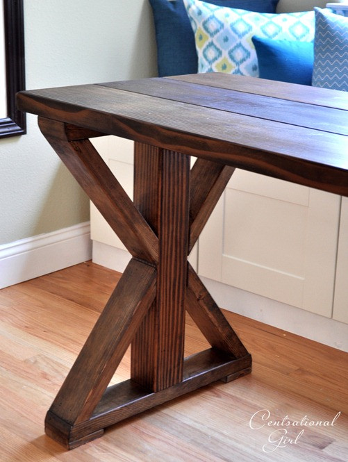 DIY Wooden Table Legs
 X Base Table Start to Finish